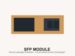 AFBR-57R5APZ 20-contact SFP module generic package illustration