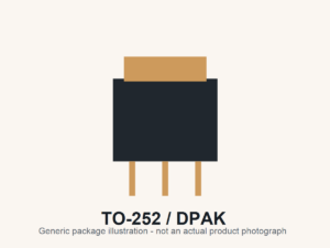 BA033CC0FP-E2 3-lead TO-252 (DPAK) generic package illustration